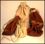 Leather pouches and bags